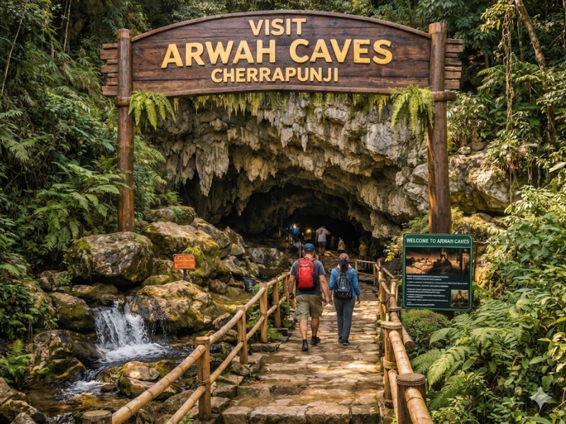 Arwah Caves in Cherrapunji